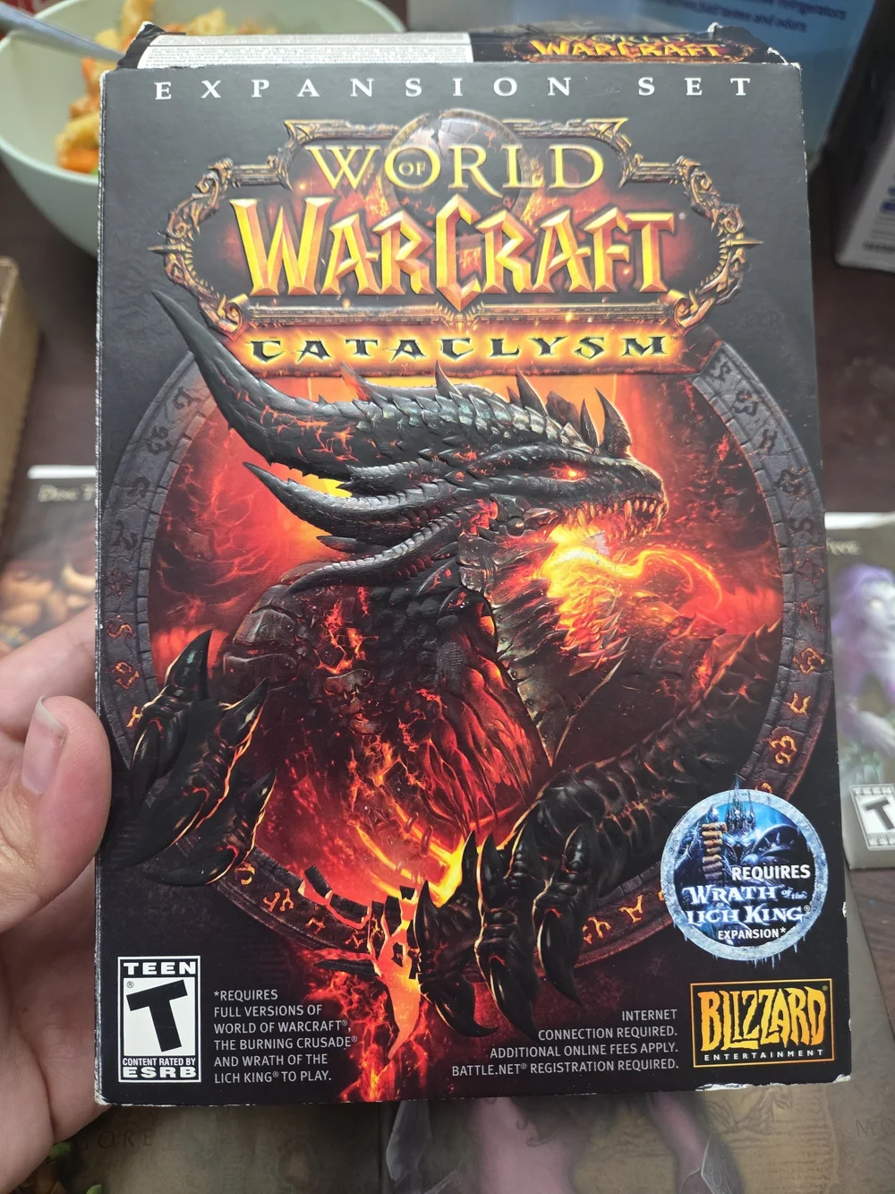 World of Warcraft: WHOLE GAME + Wrath of the Lich King Expansion, And Cataclysm